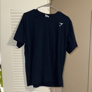 Navy Blue Gym Shark T-Shirt